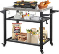 Domi 3-Tier Outdoor BBQ Grill Cart by domioutdoorliving