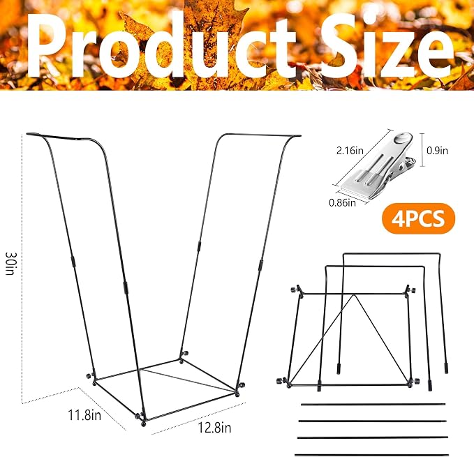 1pc Metal Trash Bag Holder - Image 2