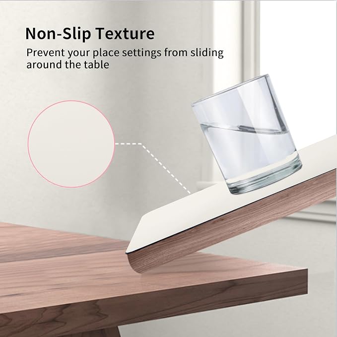 Maxpearl Faux Leather Placemats Set of 8 - Image 4