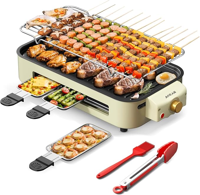 AORAN Indoor Grills Electric Smokeless – Versatile Smokeless Indoor Grill by aoran+kitchen