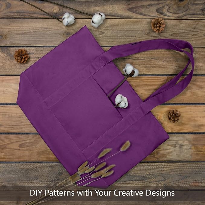 TOPDesign 1-Pack Canvas Tote Bags - Image 3