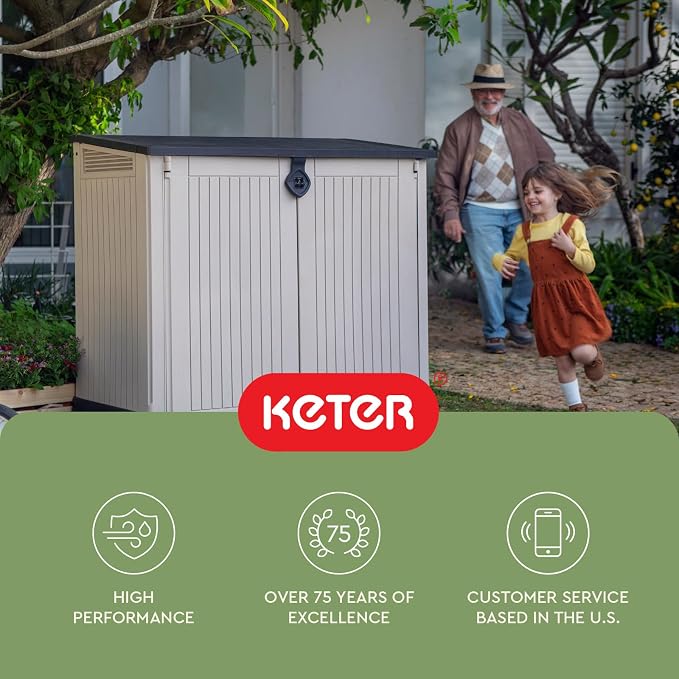 Keter Store-It-Out MIDI Outdoor Resin Horizontal Storage Shed - Image 16