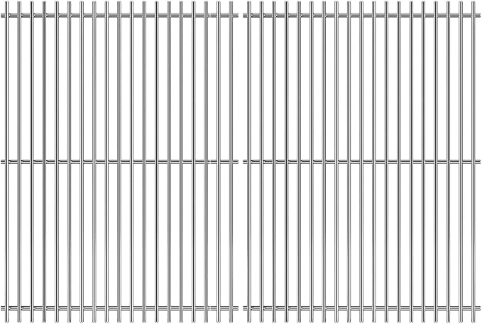 18.75" Cooking Grates for Weber Genesis II 300 and Genesis II LX 300 Series Gas by Suzlon