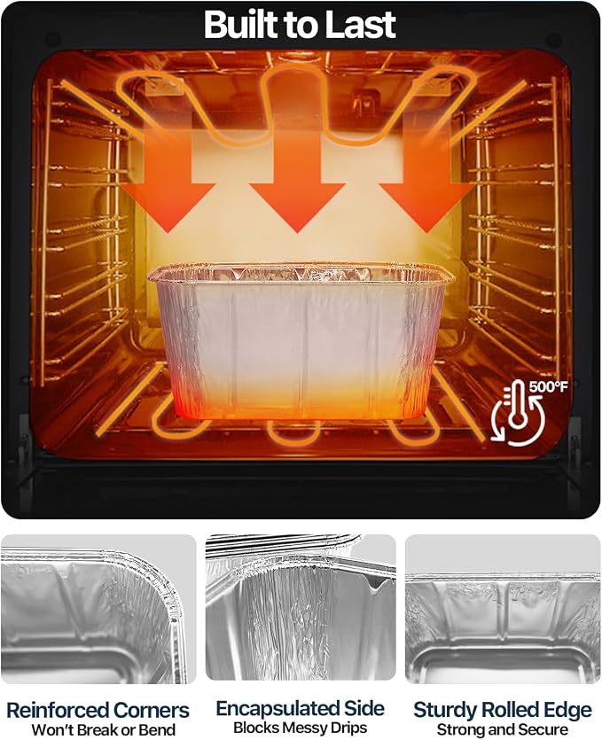 Grease Cup Liners for Char-Griller Flatiron Griddle, Foil Drip Pan Liner for - Image 6