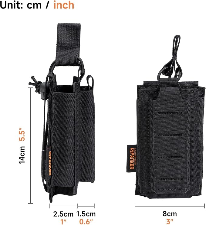 EXCELLENT ELITE SPANKER Tactical Open-Top Single/Double/Triple Molle Mag Pouch - Image 2