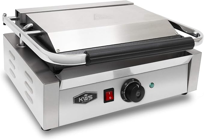 KWS FM-17 1700W Electric Panini Press Maker - Image 2