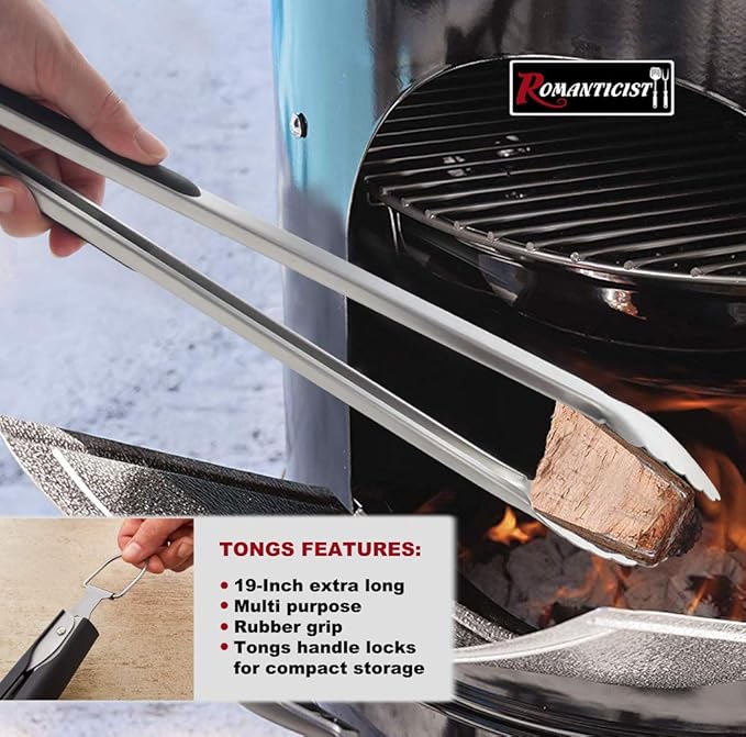 ROMANTICIST 4pcs Heavy Duty Grill Accessories - Image 5