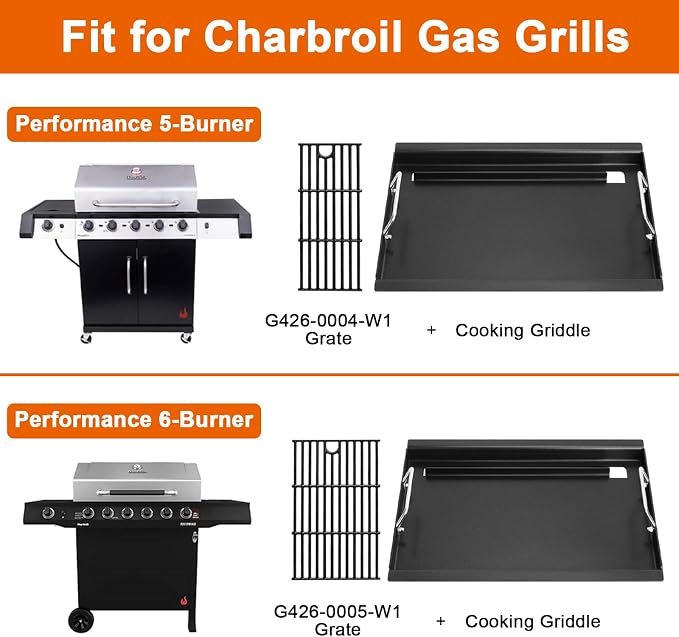 Full-Size Griddle Inserts for Charbroil Performance Convective 3 Burner - Image 4