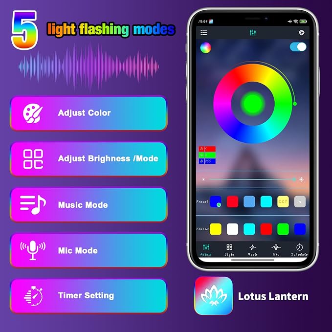 MAIKER RGB LED Grille Lights Compatible - Image 2