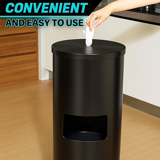 Zonon Stainless Steel Floor Stand Wipe Dispenser - Image 5