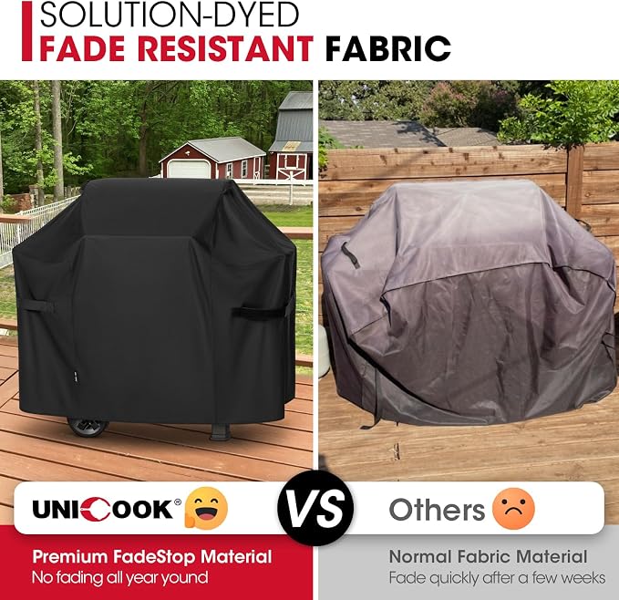 Unicook 53 Inch Grill Cover for Weber Spirit II 300 and Spirit 300 Series - Image 3