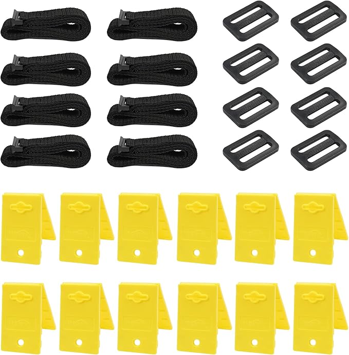 VINGLI Pool Cover Reel Set Pool Reel Embedded Straps by VINGLI