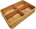 i-Lan Rattan Basket Divider, 12 Inch Divided Tray by i-lan