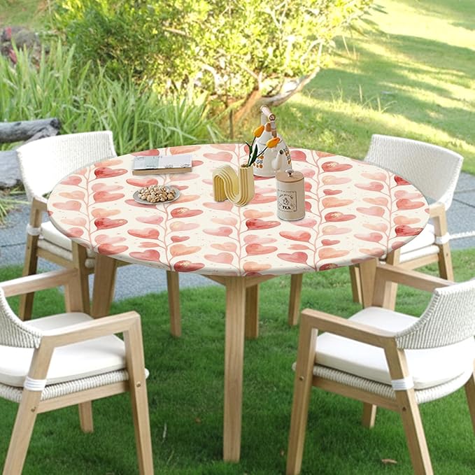 Valentines Day Round Fitted Tablecloth - Image 3