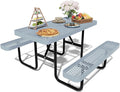 48'' Rectangular Steel Picnic Table by HIMcup