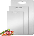 3 Pack Titanium Cutting Board-100% Pure Titanium Cutting Boards by TESFLY