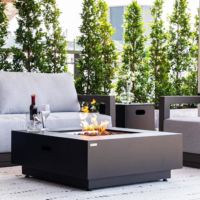 Ashton 36” Propane Fire Pit Smokeless Firepit Outdoor Gas Fire Pit - Image 4