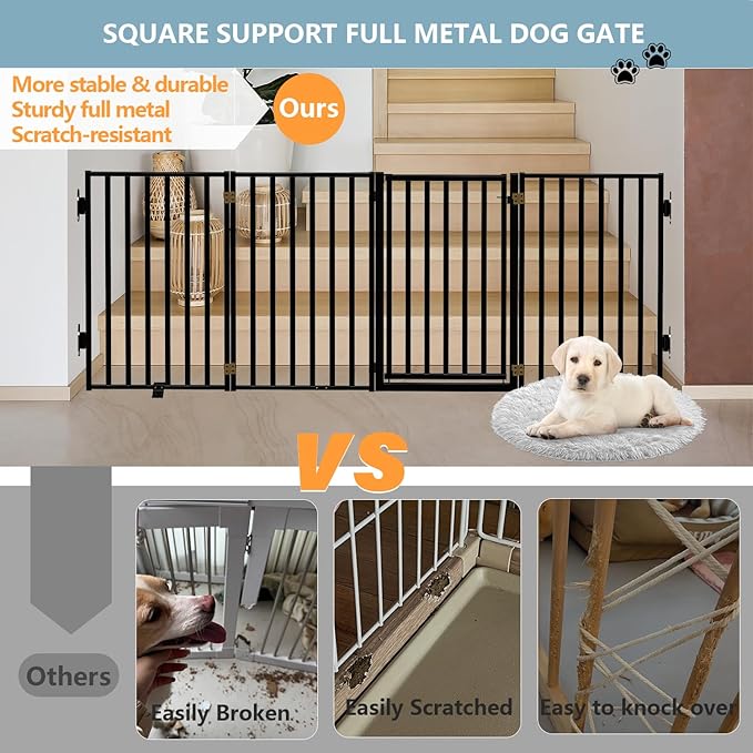 Full Metal Freestanding Dog Gates - Image 2