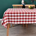 Gingham Tablecloth Rectangle Table Cloth Heavy Duty Cotton Checkered Table Cover by Yofori