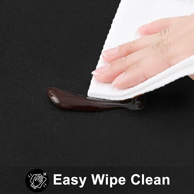 Smiry Rectangle Table Cloth 52x70 Inch, Waterproof Wipeable Vinyl Tablecloths - Image 3