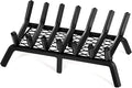 Fireplace Grates with Ember Retainer- 21 Inch Fireplace Log Grate Heavy Duty by INNOSTAGE