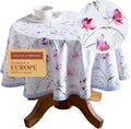 Maison d' Hermine Table Cloth Round Table 100% Cotton 63 Inches Tablecloth by MaisondHermine