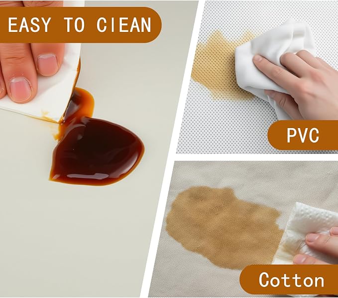 Placemats Set of 6, Faux Leather Placemats, Waterproof - Image 8