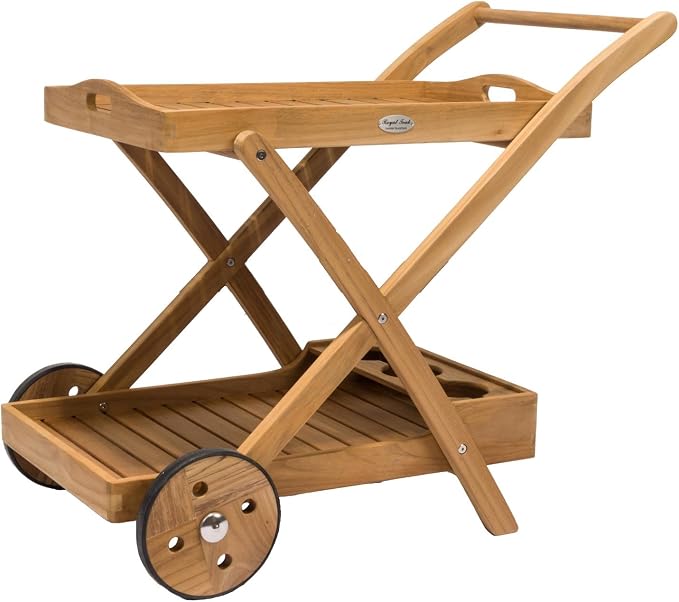 TTC Teak Tray Cart by Unknown