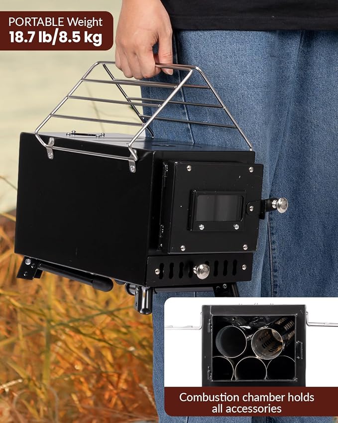 Wood Stove, YRenZ Hot Tent Stove - Image 8