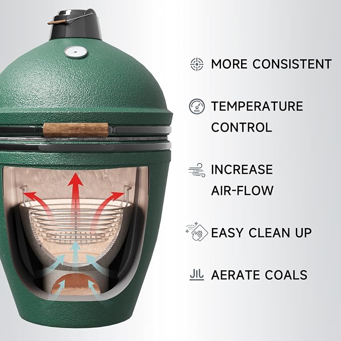 13.5'' Stainless Steel Heavy Duty Ash Charcoal Basket - Image 4