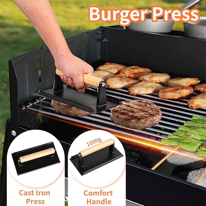 Barbecue Tool Set, 29-Piece Stainless Steel Grilling Kit with Storage Bag