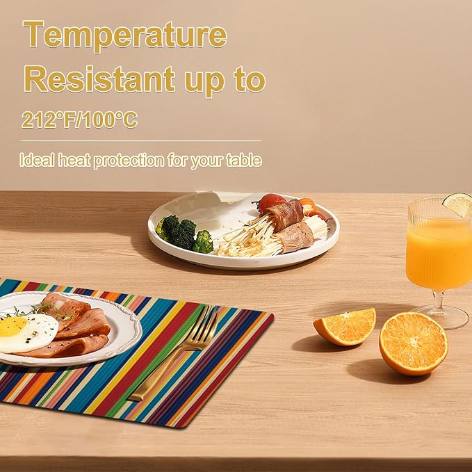 Faux Leather Placemats Set of 4 - Image 2