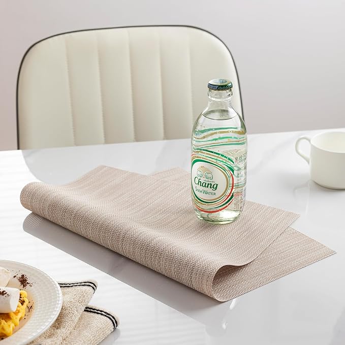 LEXMORE PlaceMats Set of 12 Vinyl/Plastic Woven Place Mats - Image 7
