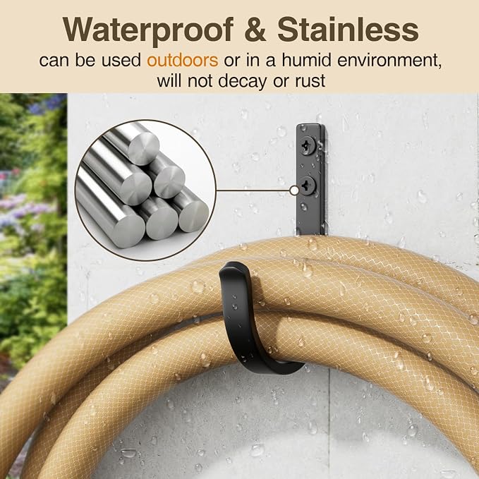 niffgaff 10-Pack Wall Outdoor Hooks - Image 4