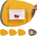 Myir JUN Placemats, Dual-Sided Placemats Waterproof Faux Leather Placemats Set by MyirJUN