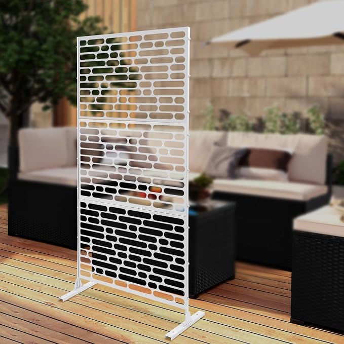75" H×35" W Decorative Outdoor Privacy Screen - Image 2