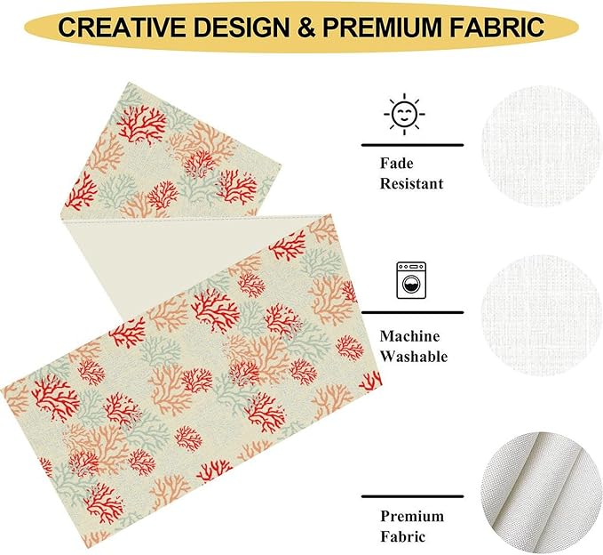 Coral Table Runner - Image 5