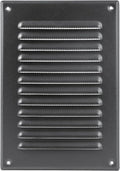 Square Ventilation Grille / 5" x 7" Inch Inside Measurement/Black Metal Air by Unknown