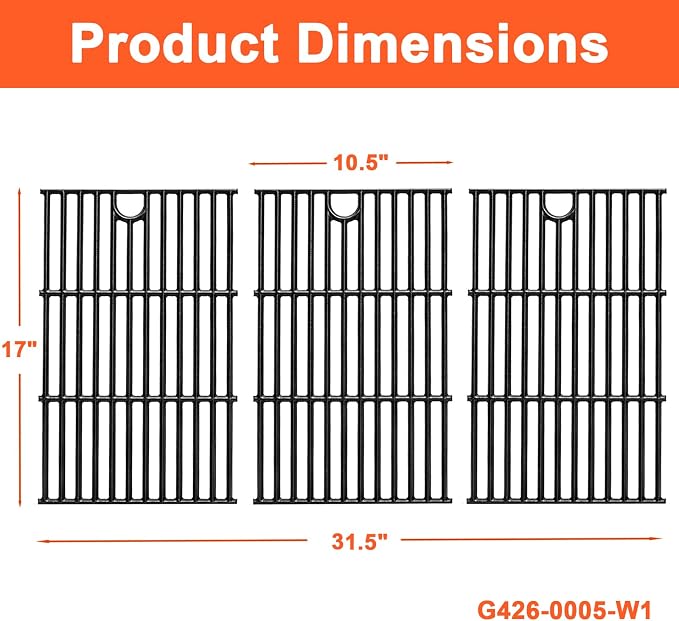 17" Grill Part Kit for Charbroil Performance 6 Burner 463228622 463229021 - Image 3