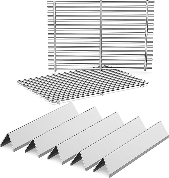 Spirit Grill Replacement Parts for Weber Spirit, 17.5" Grill Grates 15.3" by QuliMetal
