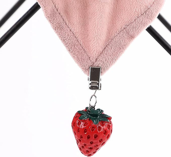 Twofish Strawberry Resin Tablecloth Weights Clips Set of 4 - Image 7