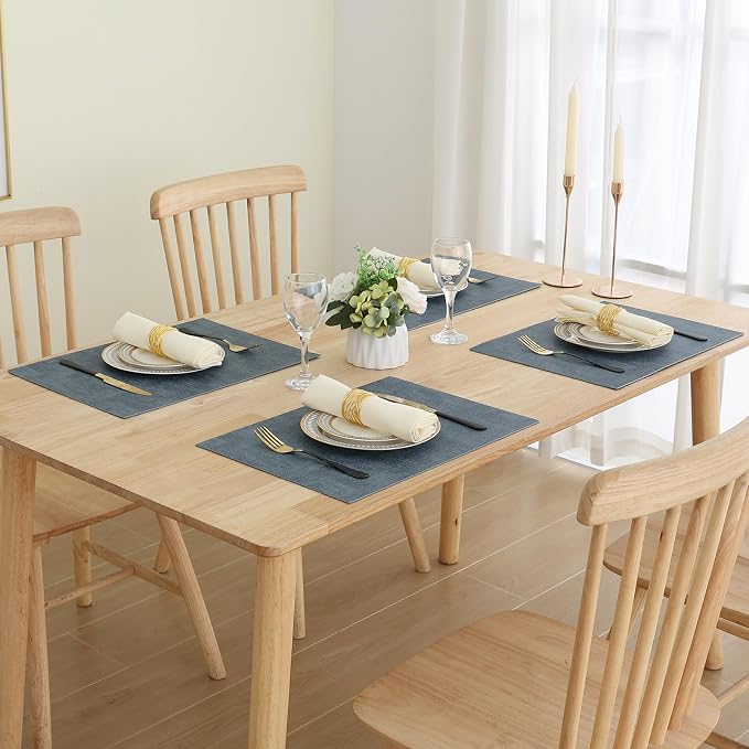 Homaxy Faux Leather Heat Resistant Placemats - Image 7