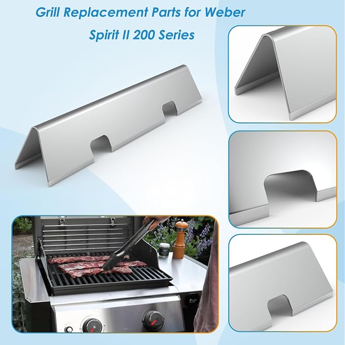 Grill Parts for Weber Spirit II Grill Replacement Parts, 7635 Flavorizer Bars - Image 4