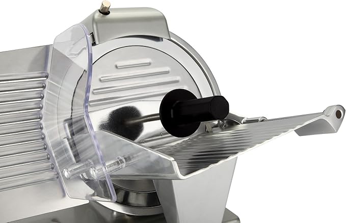 BESWOOD 10" Premium Chromium-plated Steel Blade Electric Deli Meat Cheese Food - Image 2