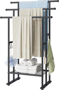 ELYKEN 3 Tier Standing Towel Rack, Freestanding Floor Towel Rack by ELYKEN