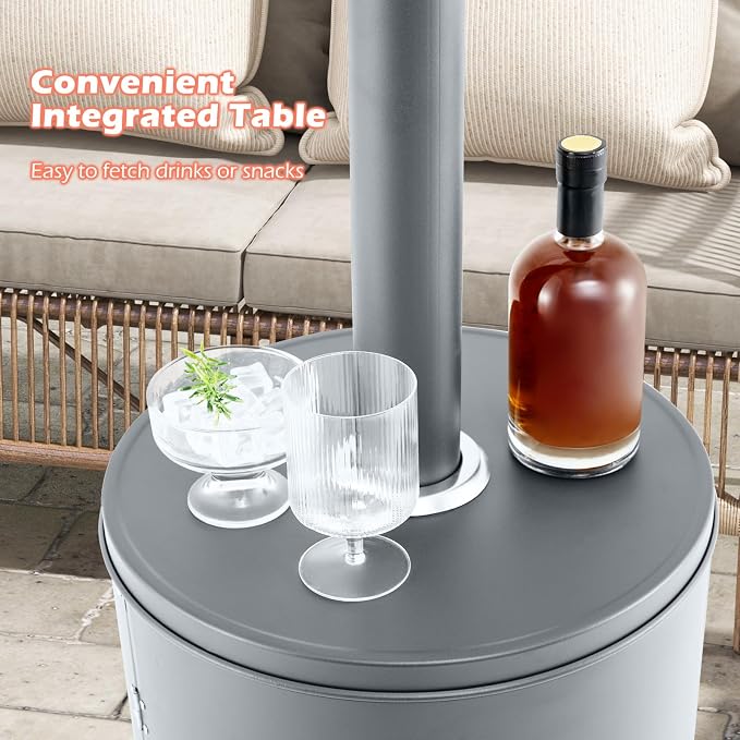 Tangkula 50, 000 BTU Propane Outdoor Heater, Patio Heater - Image 7