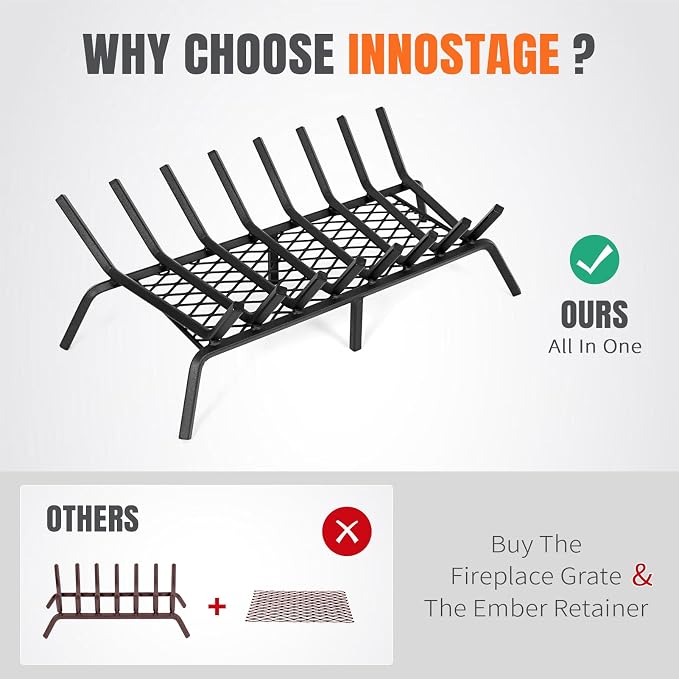 INNO STAGE Fireplace Grates - Image 3