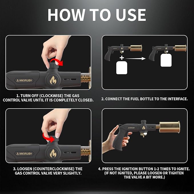 Powerful Propane Torch, Stocking Stuffers Gift - Image 3
