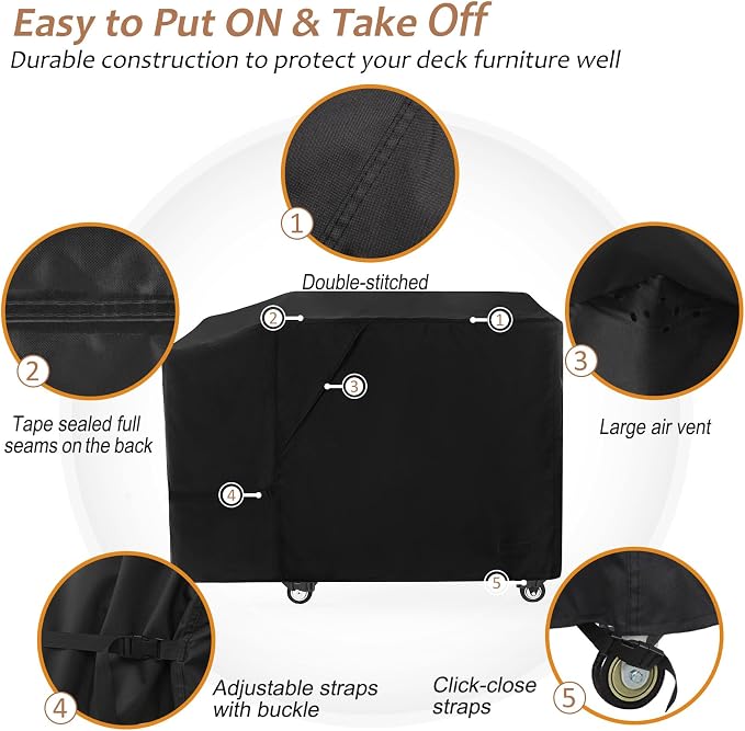 NettyPro Griddle Cover for Blackstone 28" Griddle - Image 3