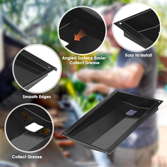 62757 Grease Tray for Weber Genesis 300 Series, Drip Pan Tray for Genesis S310 - Image 2